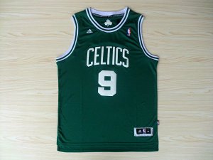 Maillot De Basket Boston Celtics Rajon Rondo 9 Tissus Sportif Fans Edition Vert Blanc